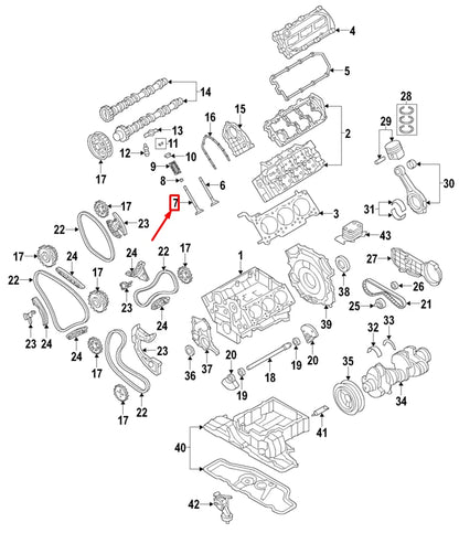 NEW AUDI Q7 4L ENGINE EXHAUST VALVE 059109611K ORIGINAL