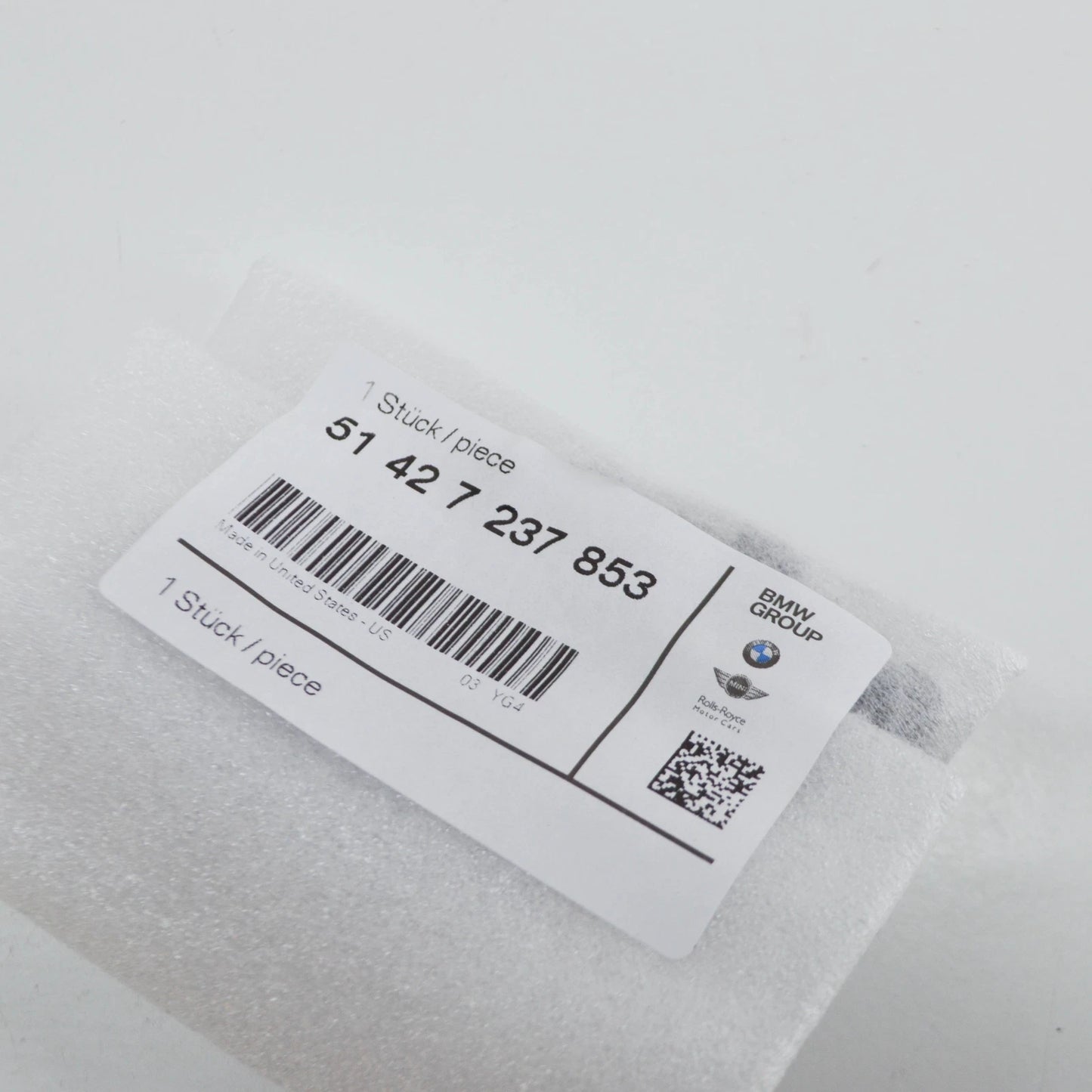 NEW BMW X3 F25 REAR LEFT LOUDSPEAKER COVER 51427237853 7237853 ORIGINAL