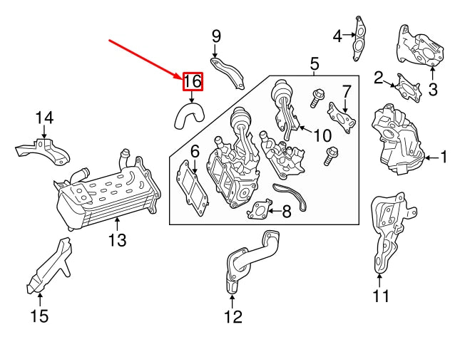 NEW MERCEDES-BENZ SPRINTER 906 COOLANT HOSE A6512031882 ORIGINAL