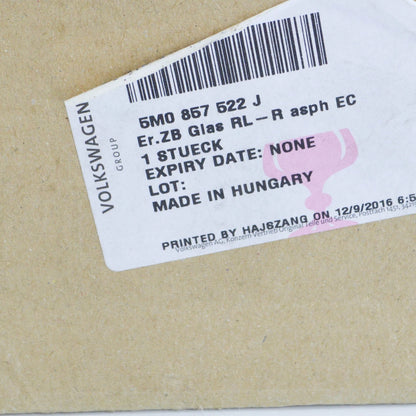 NEW VW GOLF V 1K MK5 FRONT RIGHT DOOR MIRROR GLASS RHD 5M0857522J ORIGINAL