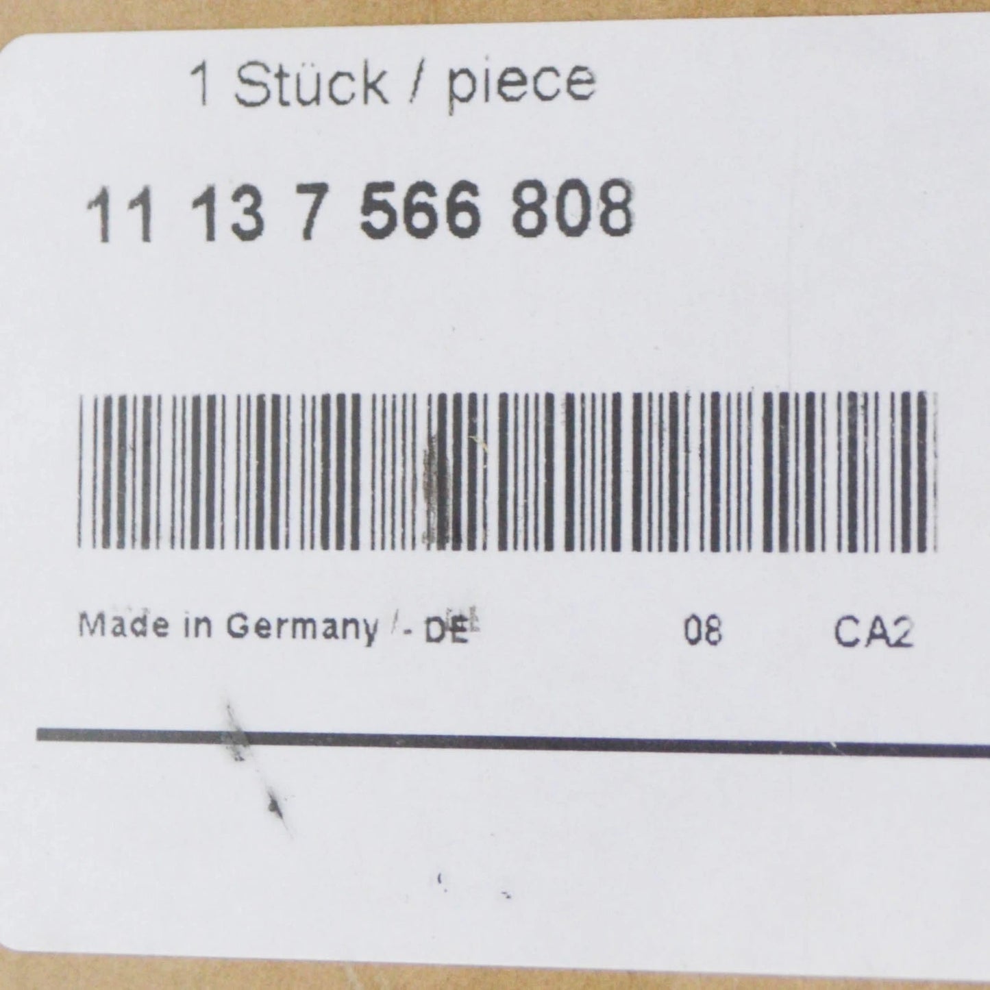 NEW BMW X5 E70 ENGINE OIL PAN LOWER STEEL GASKET 11137566808 ORIGINAL