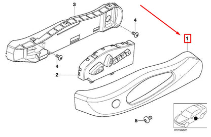 NEW BMW 3 CABRIO E46 FRONT LEFT SEAT TRIM COVER 52108255661 8255661 ORIGINAL