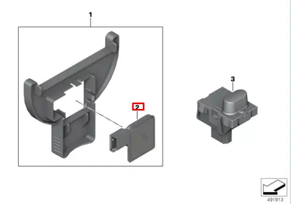 NEW BMW X5 E70 FOGGING SENSOR 64119115220 ORIGINAL