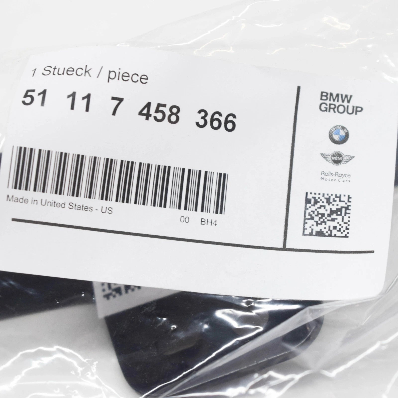 NEW BMW X7 G07 FRONT RIGHT INSERT BUMPER BRACKET 51117458366 ORIGINAL