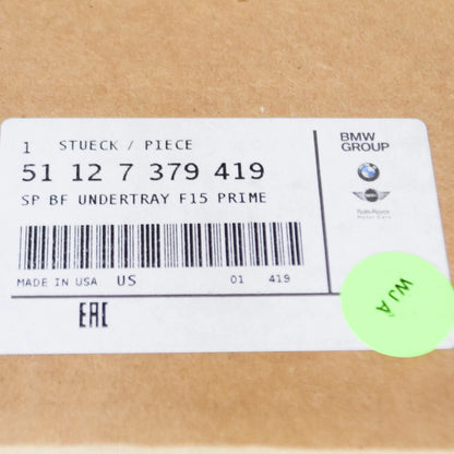 NEW BMW X5 F15 FRONT BUMPER LOWER COVER TRIM 51127379419 2015 ORIGINAL