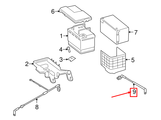 NEW VW GOLF VI 5K MK6 NEGATIVE BATTERY CABLE 5N0971235A ORIGINAL