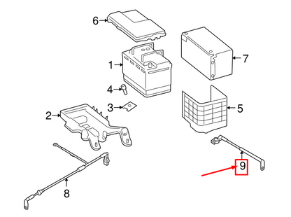 NEW VW GOLF VI 5K MK6 NEGATIVE BATTERY CABLE 5N0971235A ORIGINAL