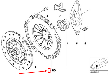 new bmw z8 roadster e52 clutch kit 21217515146 7515146 original