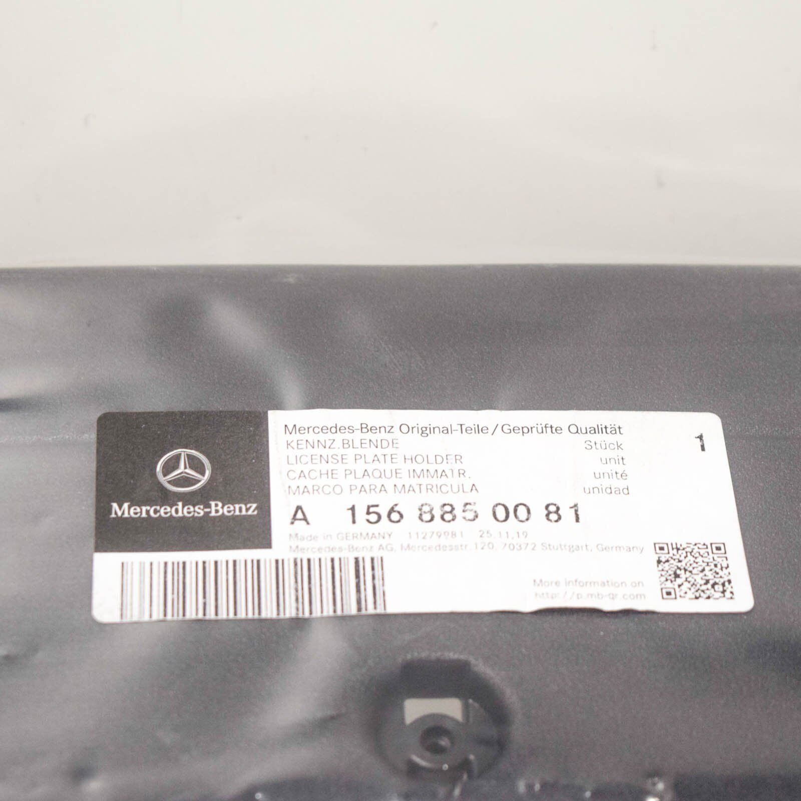 NEW MERCEDES-BENZ GLA FRONT LICENSE NUMBER PLATE HOLDER X156 A1568850081