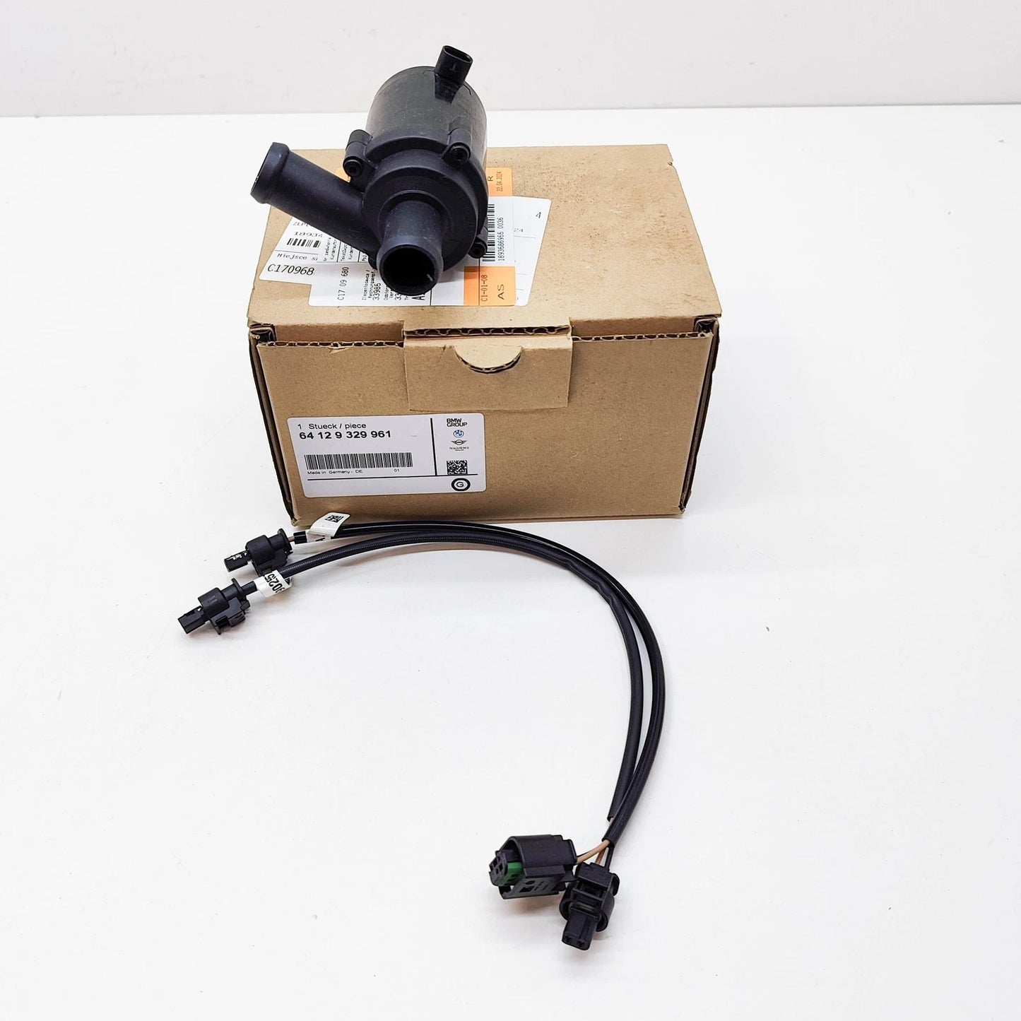 NEW BMW X5 F15 ELECTRIC AUXILIARY CIRCULATING PUMP 64129329961 9329961 ORIGINAL