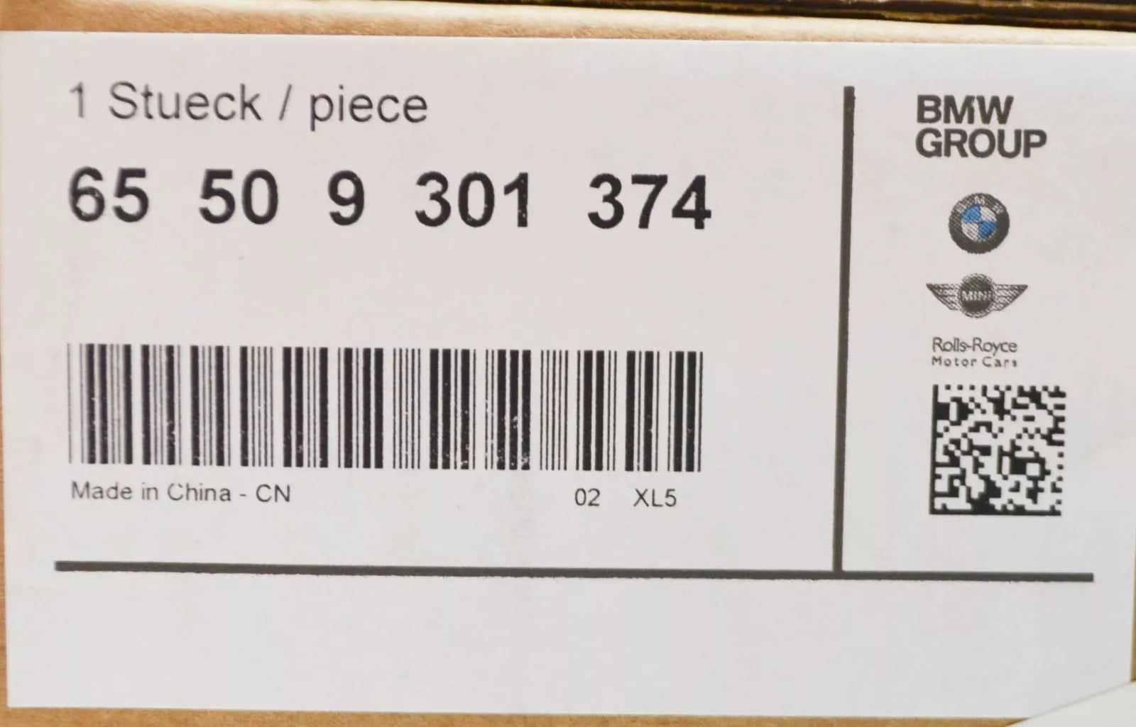 NEW BMW 5 F10 CENTRAL INFORMATION DISPLAY FRAME 65509301374 ORIGINAL