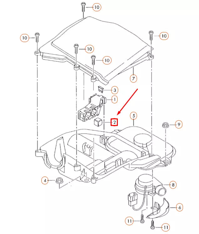 NEW AUDI A4 B7 GLOW PLUG CONTROL UNIT 4E0907282A