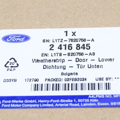 new ford puma body rocker panel right weatherstrip 2416845 original