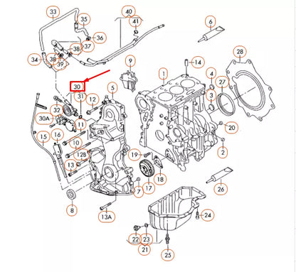 NEW VOLKSWAGEN POLO 9N PCV VALVE 03D103765F