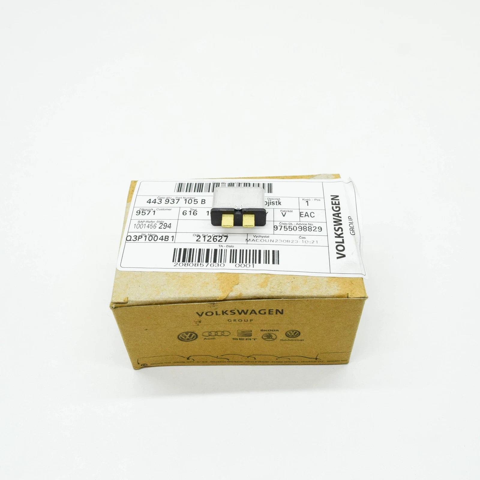 NEW VOLKSWAGEN PASSAT B8 3G THERMAL FUSE 443937105B ORIGINAL