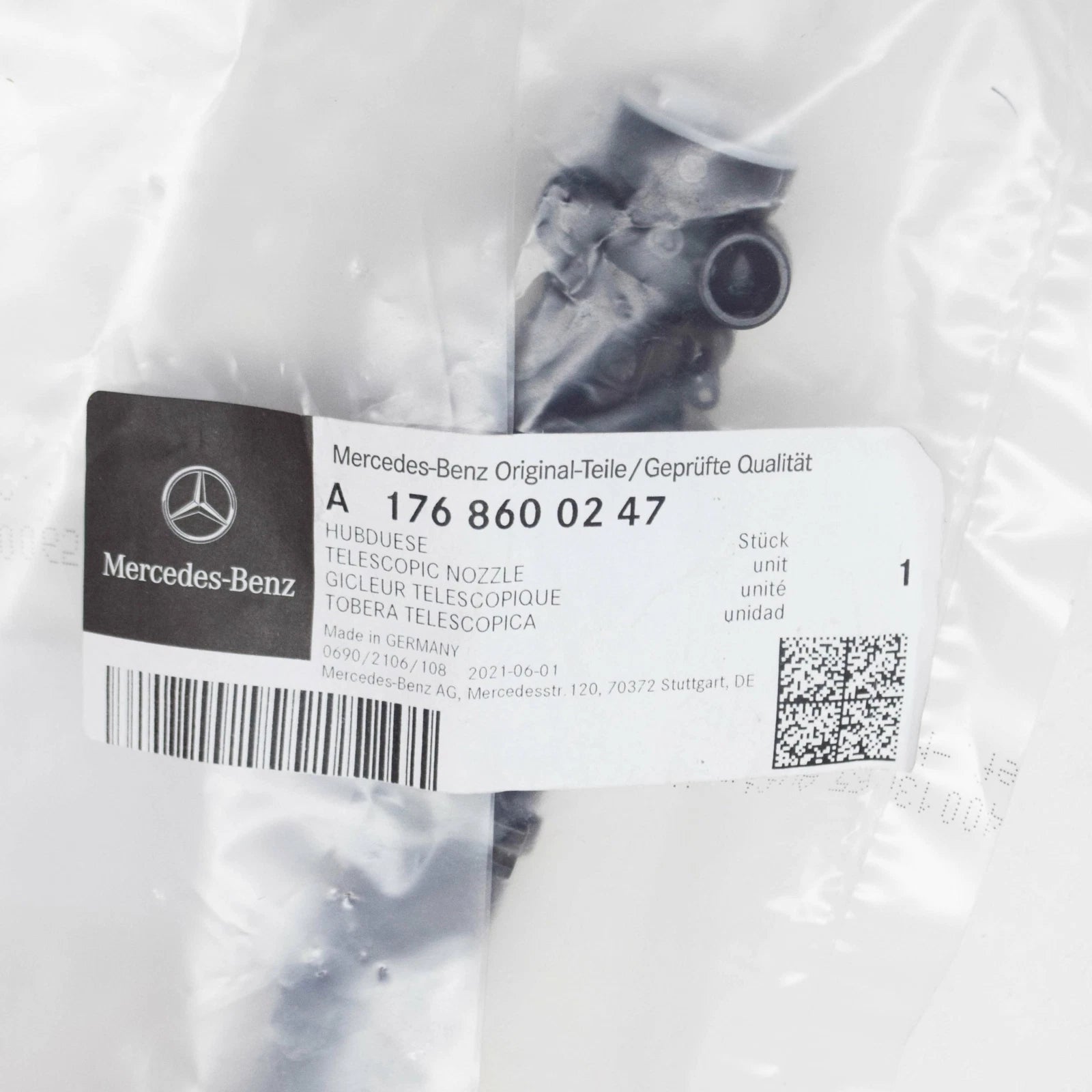 NEW MERCEDES-BENZ A-CLASS W176 RIGHT SIDE HEADLIGHT WASHER A1768600247