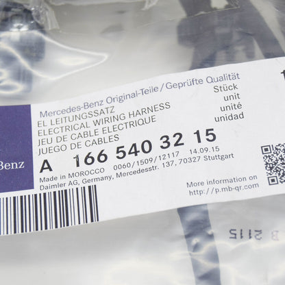 NEW MERCEDES-BENZ GL X166 REAR PARKING SENSOR WIRING LOOM A1665403215 ORIGINAL