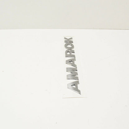 NEW VW AMAROK REAR TRUNK AMAROK LETTERING EMBLEM BADGE CHROME 2H5853687739