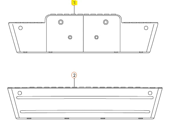 NEW AUDI Q5 FRONT GRILL NUMBER PLATE FILLER DELETE BLACK 8R0807285ET94