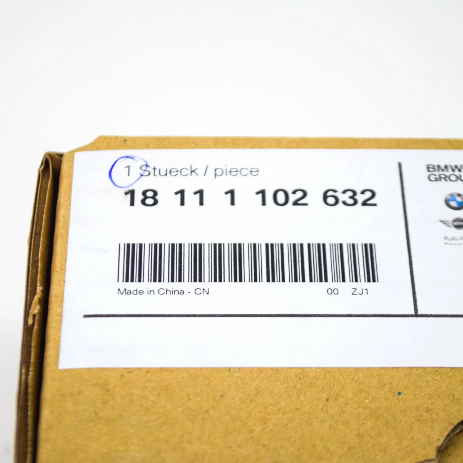 NEW BMW 1500-2000 REAR EXHAUST PIPE TIP CHROME 55MM 18111102632 ORIGINAL