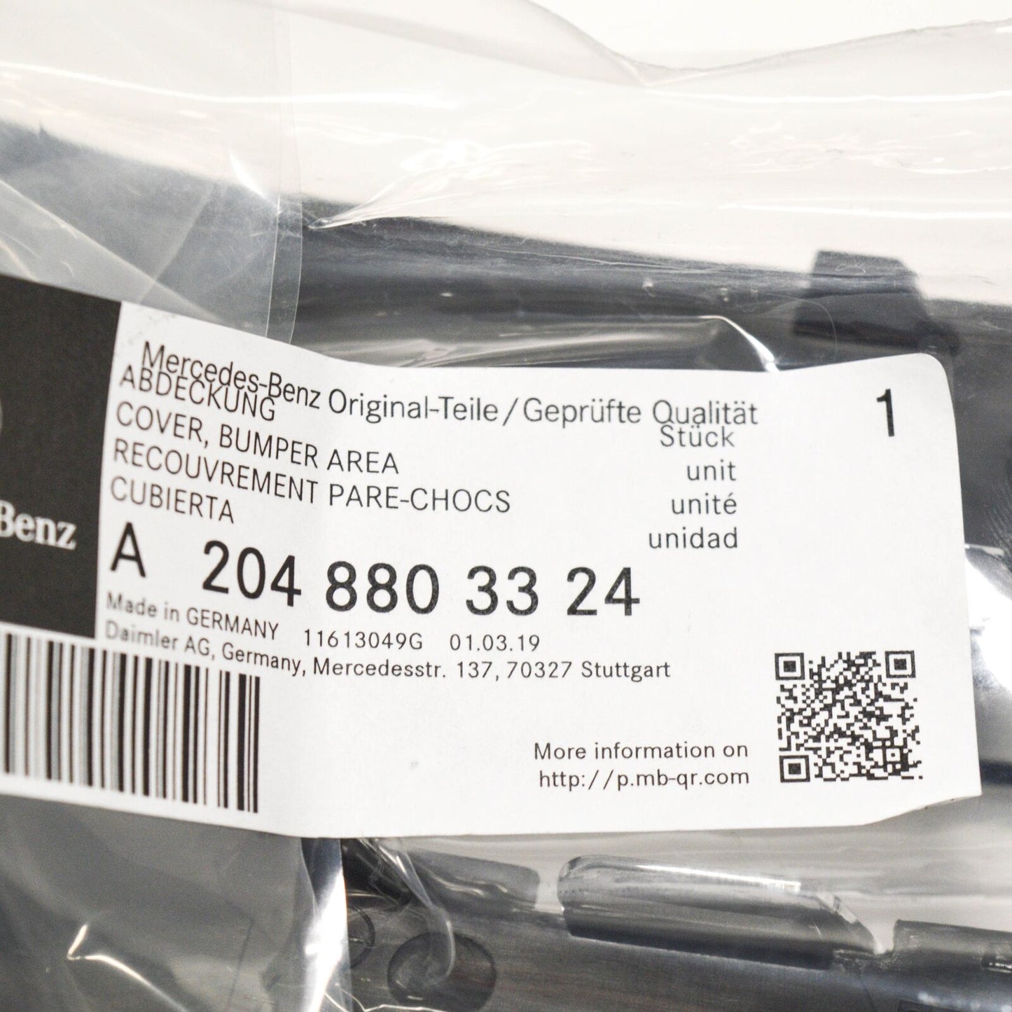 NEW MERCEDES-BENZ C W204 FRONT RIGHT GRILL A2048803324 2014 3141913 ORIGINAL