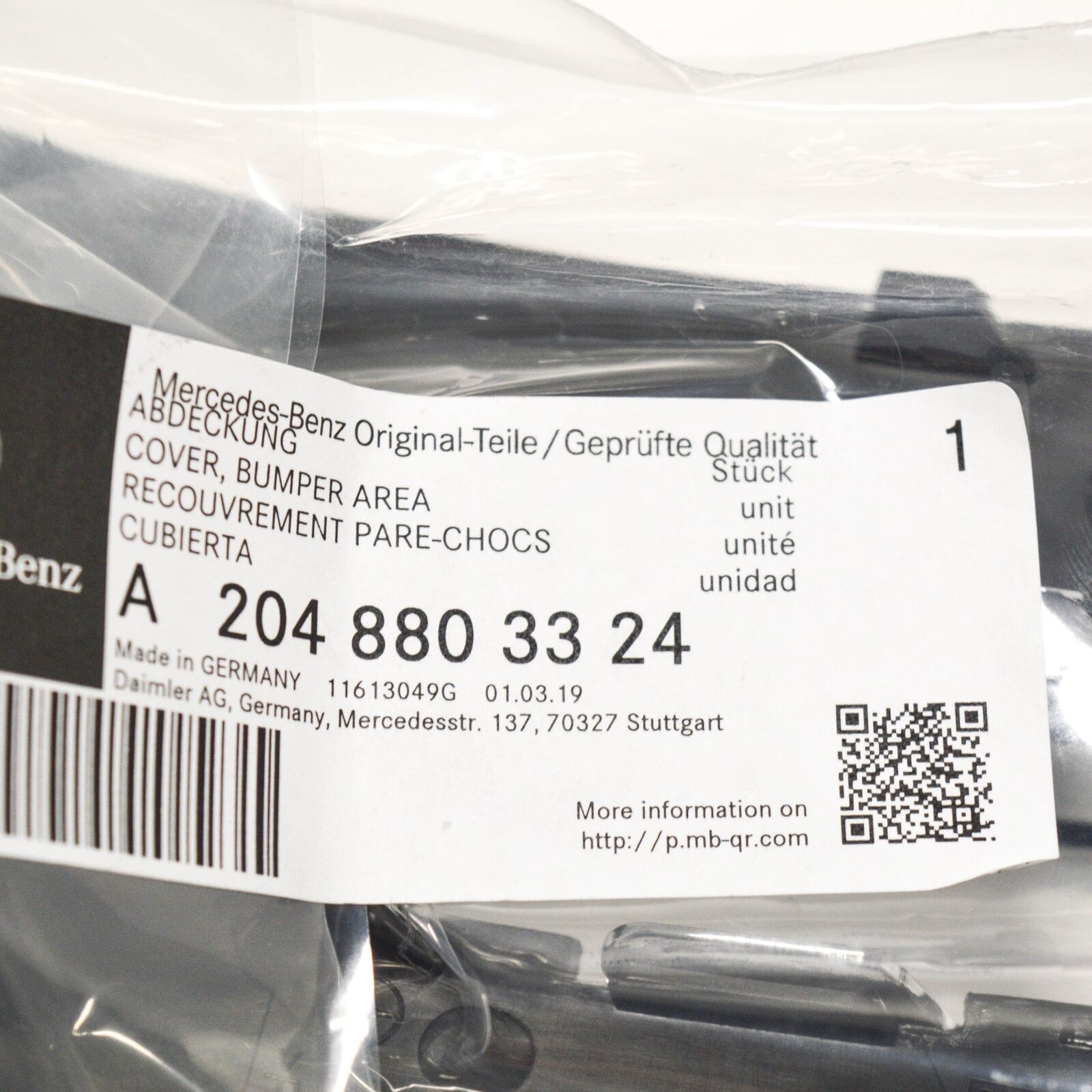 NEW MERCEDES-BENZ C W204 FRONT RIGHT GRILL A2048803324 2014 3141913 ORIGINAL