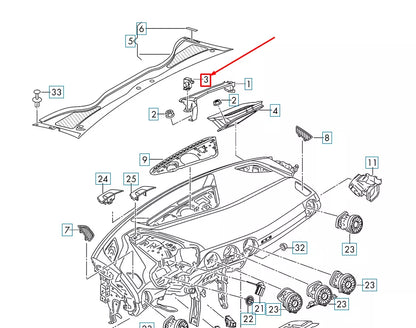 NEW AUDI A3 8V AIR QUALITY SENSOR 4H0907658D