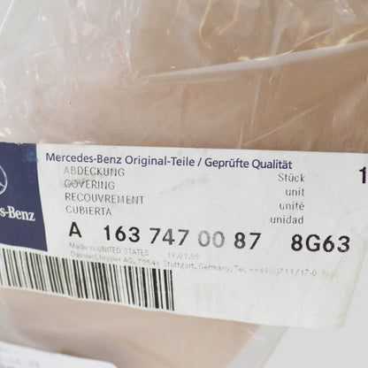 NEW MERCEDES-BENZ ML W163 THIRD BRAKE LAMP COVER A16374700878G63 ORIGINAL