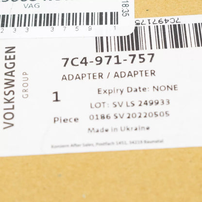 NEW VOLKSWAGEN CRAFTER MK2 SZ REVERSING CAMERA ADAPTER WIRE 7C4971757 ORIGINAL