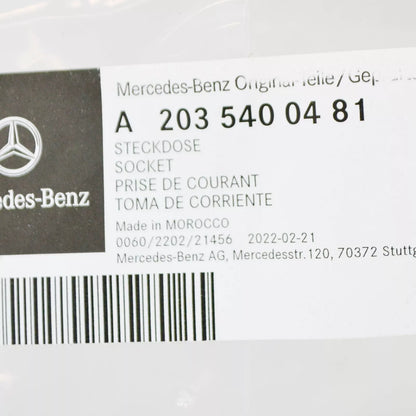 NEW MB C W204 ENGINE HOOD SWITCH ANTI-THEFT ALARM SOCKET A2035400481 ORIGINAL