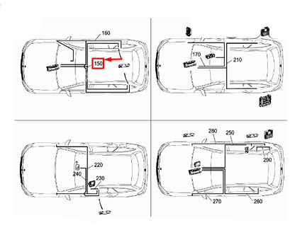 new mercedes-benz e t-model s213 antenna cable harness a2135400007 original