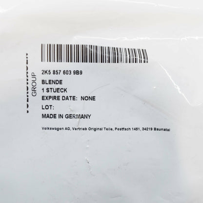 NEW VW CADDY 2K FRONT LEFT DOOR MIRROR LOWER TRIM 2K58576039B9 ORIGINAL