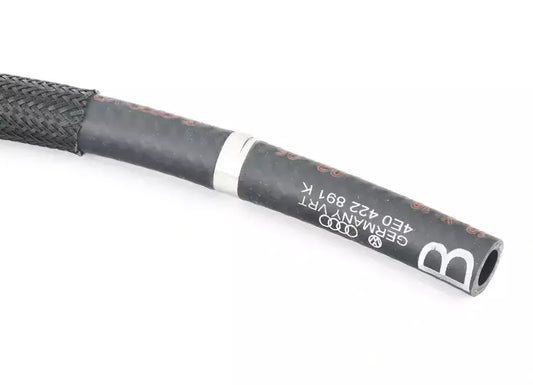 NEW AUDI A8 D3 4E POWER STEERING RETURN HOSE 4E0422891K ORIGINAL