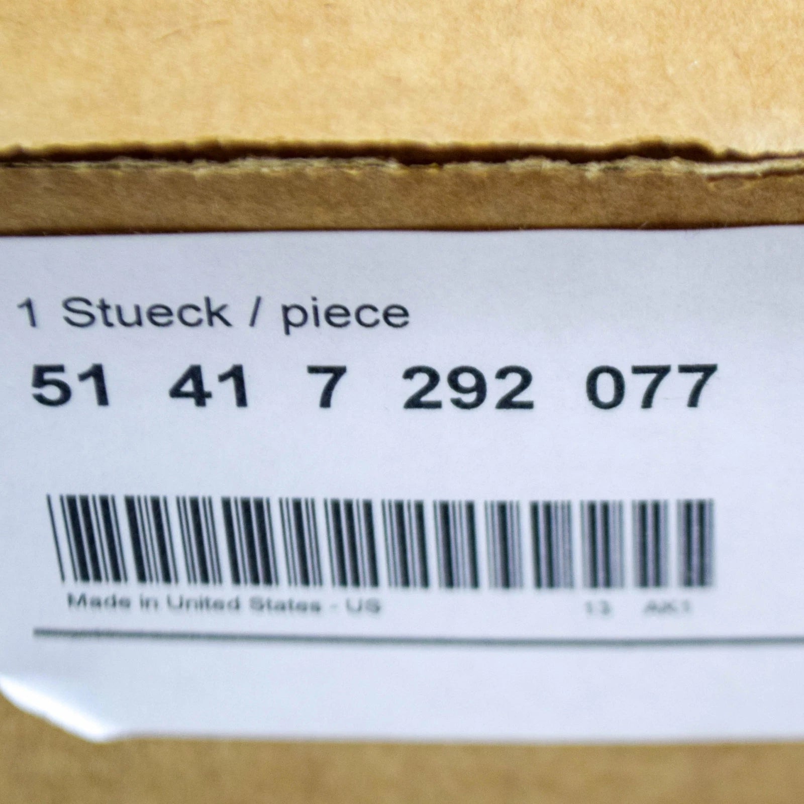 NEW BMW X5 F15 M F85 FRONT LEFT UPPER DOOR COVERING 51417292077 ORIGINAL