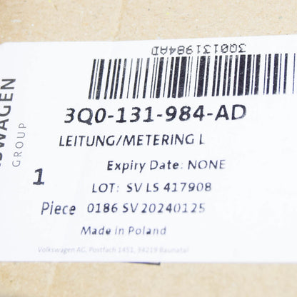 NEW VW PASSAT B8 3G REDUCING AGENT INJECTOR METERING LINE 3Q0131984AD ORIGINAL