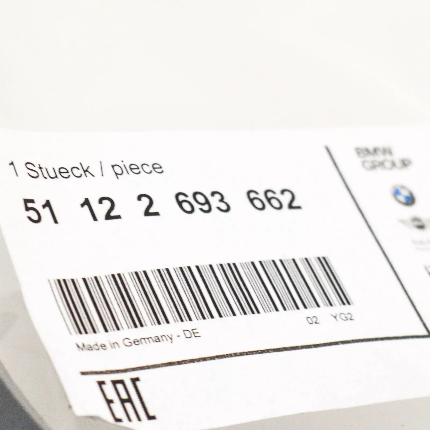 NEW BMW 5 E39 M5 REAR BUMPER LOWER CENTER DIFFUSER 51122693662 ORIGINAL