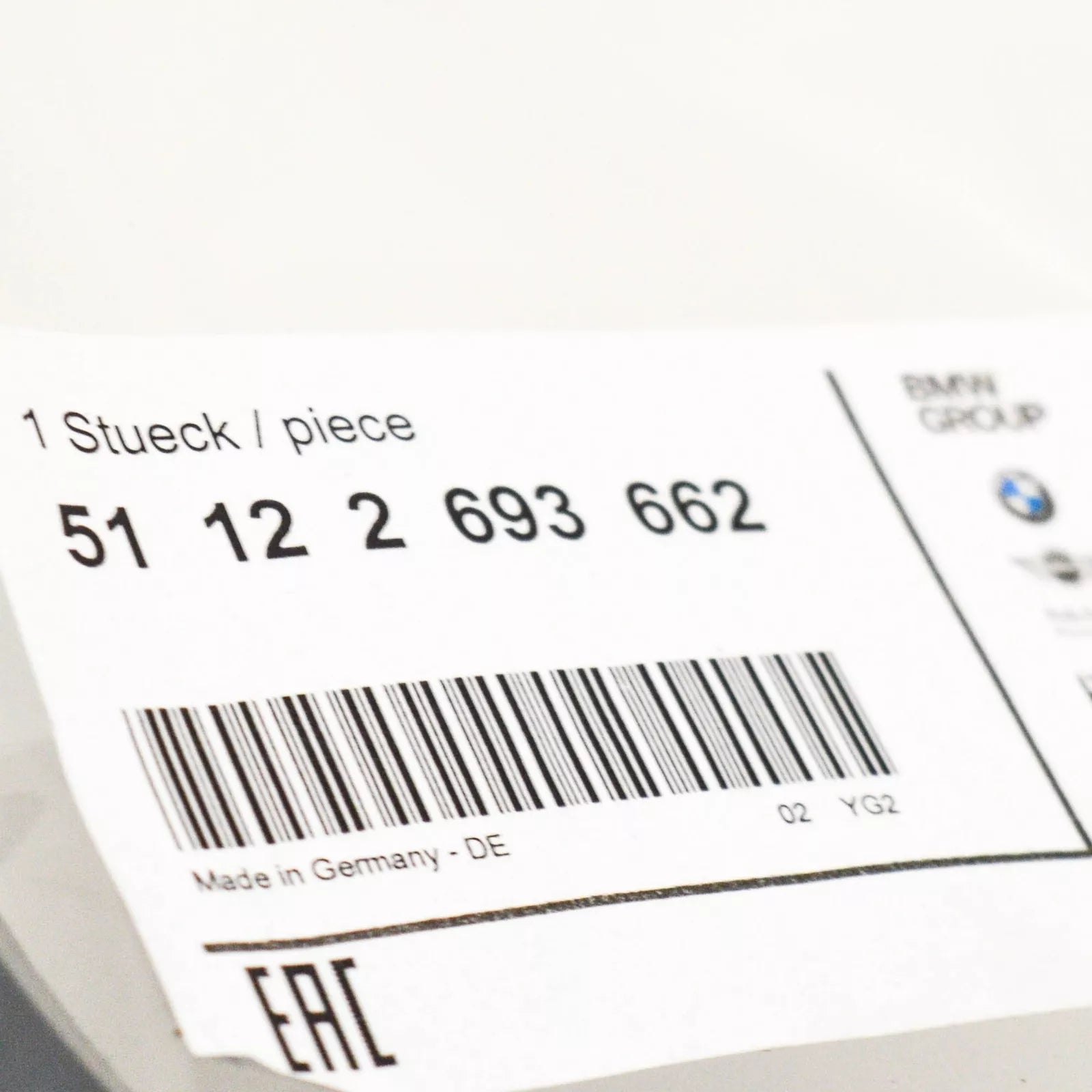 NEW BMW 5 E39 M5 REAR BUMPER LOWER CENTER DIFFUSER 51122693662 ORIGINAL