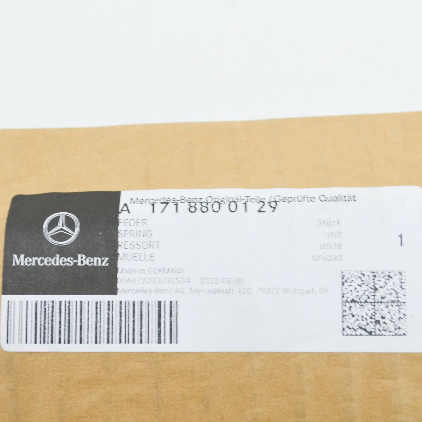 NEW MERCEDES-BENZ SLK R171 BONNET HOOD LEFT GAS STRUT A1718800129 ORIGINAL