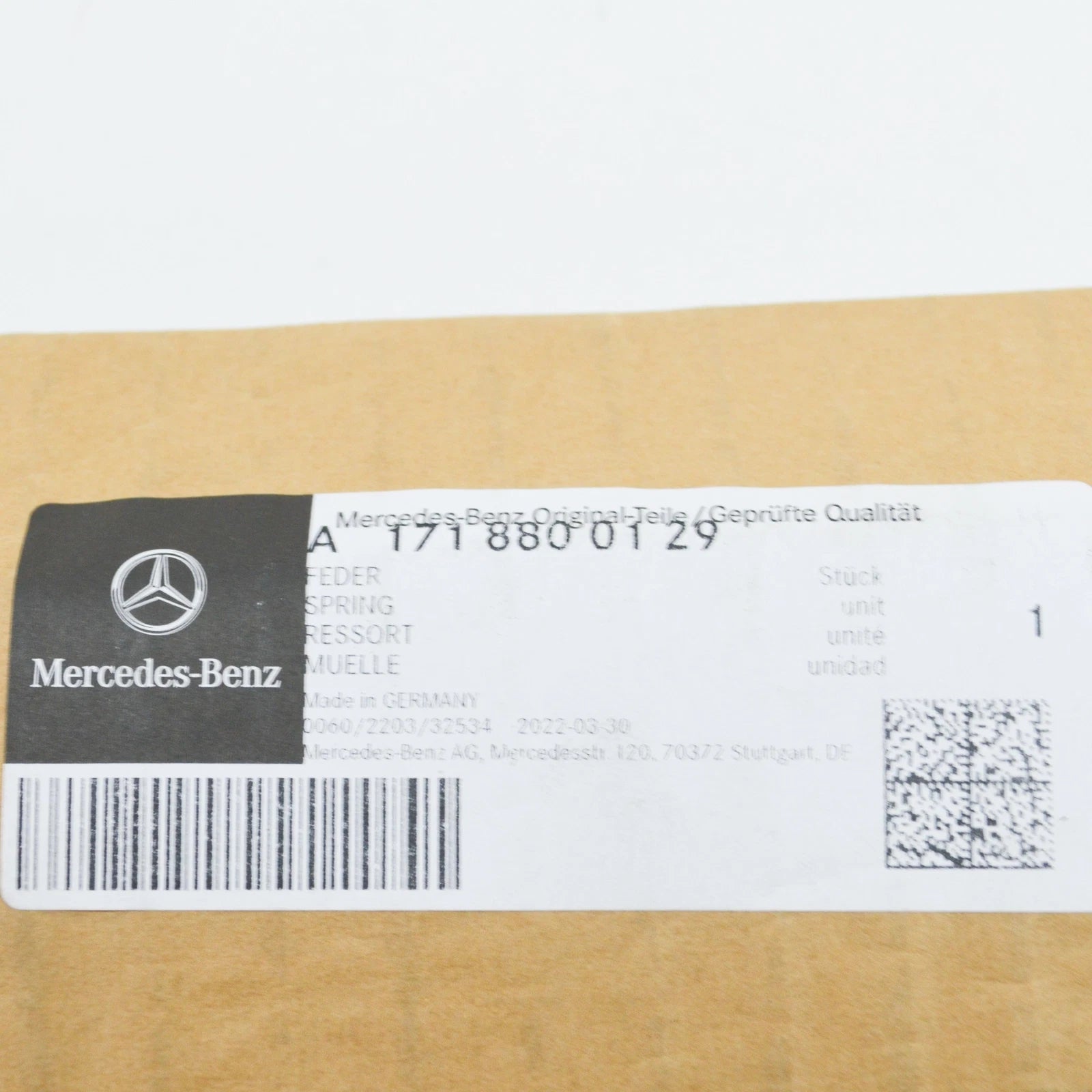 NEW MERCEDES-BENZ SLK R171 BONNET HOOD LEFT GAS STRUT A1718800129 ORIGINAL