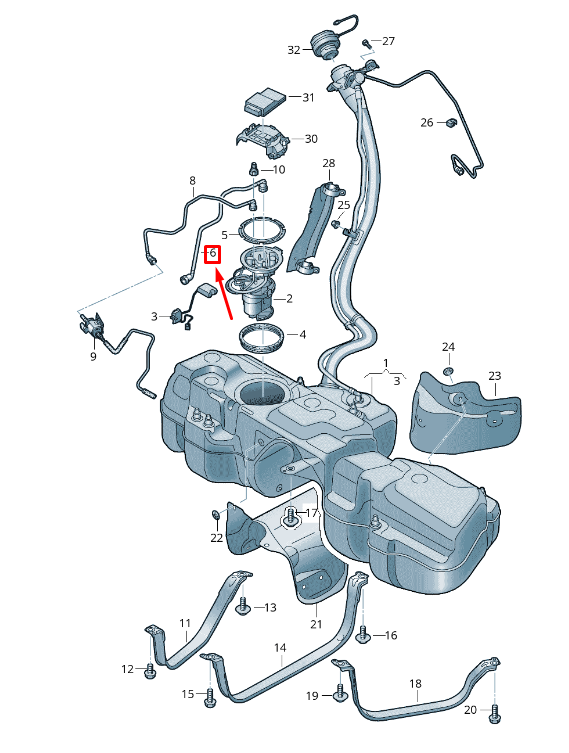 new audi q8 4mn fuel feed line 4m0201220e original