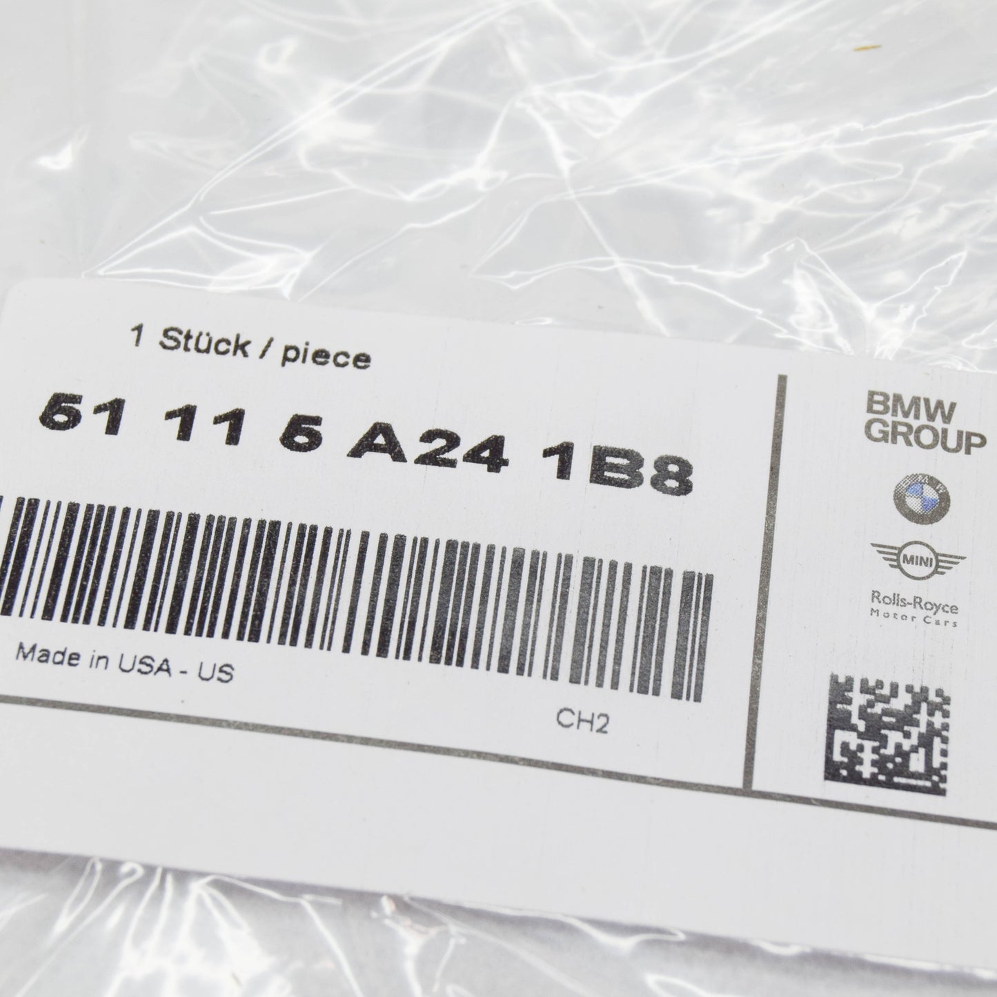 new bmw x7 g07 front right outer headlight trim 51115a241b8 original