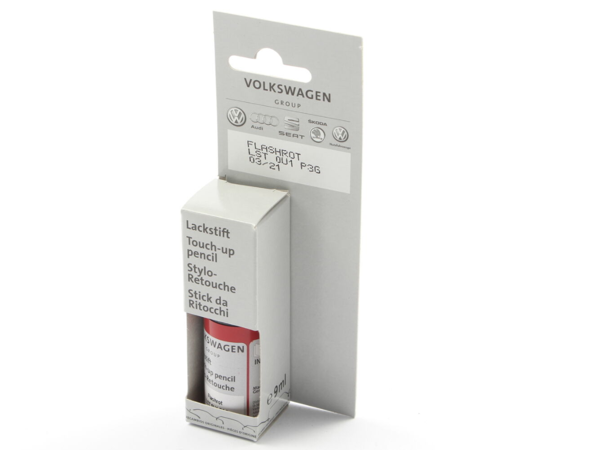 new volkswagen golf mk7 touch up paint pencil flash red lst0u1p3g original