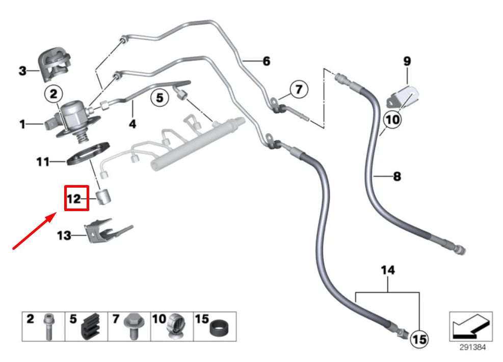 NEW BMW X5 E70 ENGINE CAMSHAFT FOLLOWER CAM 11327601233 7601233 ORIGINAL