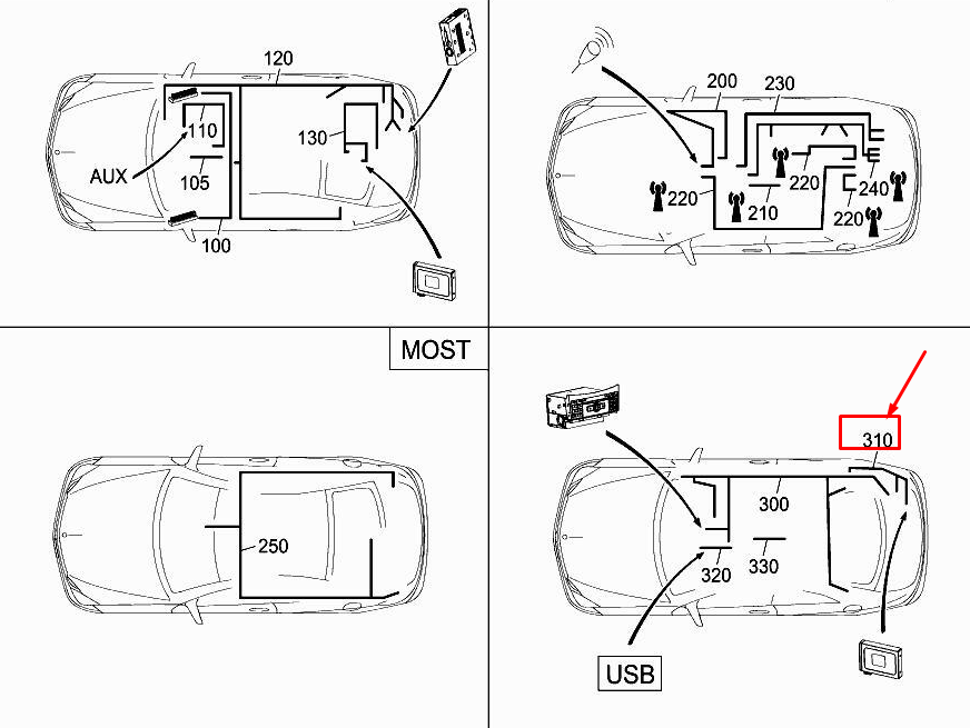 new mercedes-benz e coupe c207 dab tuner wiring harness a2074404405 original