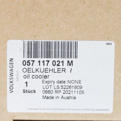 NEW AUDI Q7 4L ENGINE OIL COOLER 057117021M ORIGINAL