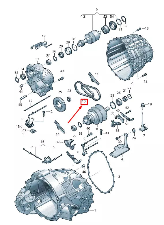 NEW AUDI A4 AVANT B8 AUTOMATIC TRANSMISSION DRIVE CHAIN 0AW331301B ORIGINAL