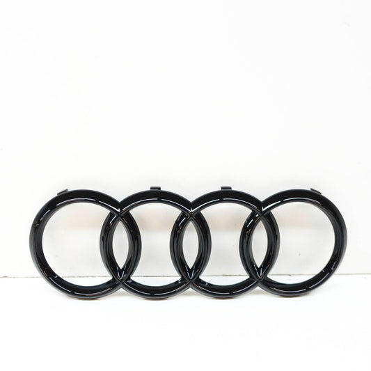 NEW AUDI Q7 4M FRONT BUMPER RADIATOR GRILLE BADGE LOGO 4M0853605T94 ORIGINAL