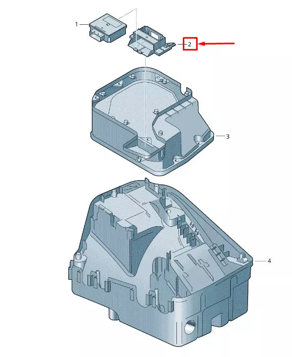 NEW VW TRANSPORTER VI T6 VOLTAGE STABILISER BRACKET 7E0971502B