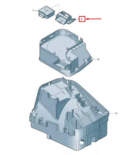 NEW VW TRANSPORTER VI T6 VOLTAGE STABILISER BRACKET 7E0971502B