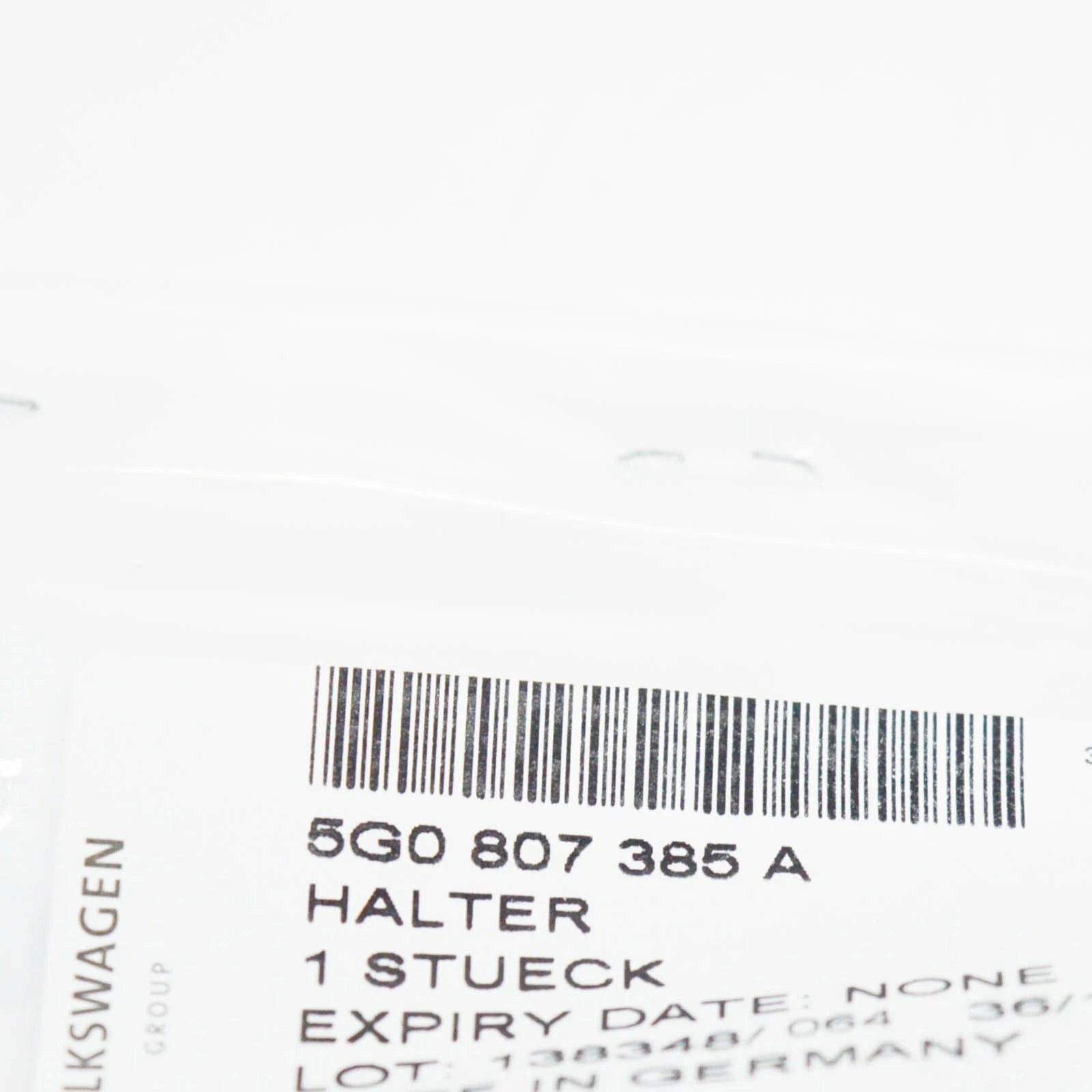 NEW VOLKSWAGEN GOLF MK7 5G HOLDER FOR BOWDEN CABLE TOW HITCH 5G0807385A